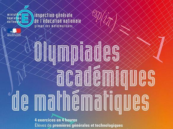 Olympiades académiques de mathématiques - affiche 2010