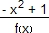 (-x²+1)/f(x)