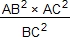 AB².AC²/BC²