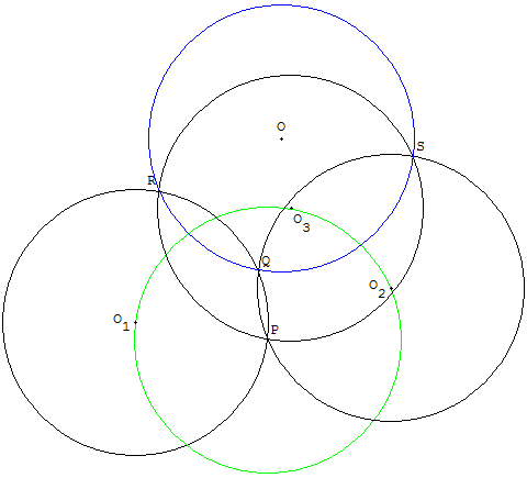 geometrie du cercle - théorème de Johnson - copyright Patrice Debart 2003