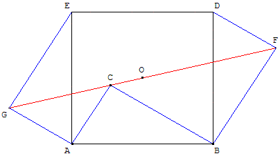 Démonstration du théorème de Pythagore et Nassir-Ed-Din - copyright Patrice Debart 2003