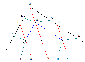 demonstration du theoreme de pythagore - clairaut via pappus - copyright Patrice Debart 2003