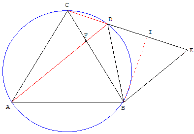 geometrie du triangle equilateral - d'un triangle à l'autre - copyright Patrice Debart 2004
