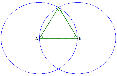 geometrie du triangle - triangle équilatéral - copyright Patrice Debart 2010