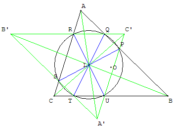geometrie du triangle - deuxieme cercle de lemoine - copyright Patrice Debart 2002
