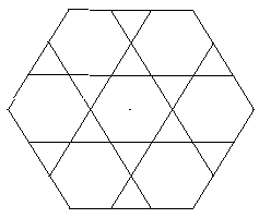 hexagone de Sierpinski - copyright Patrice Debart 2002