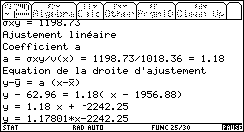 Ecran TI-92 n°49